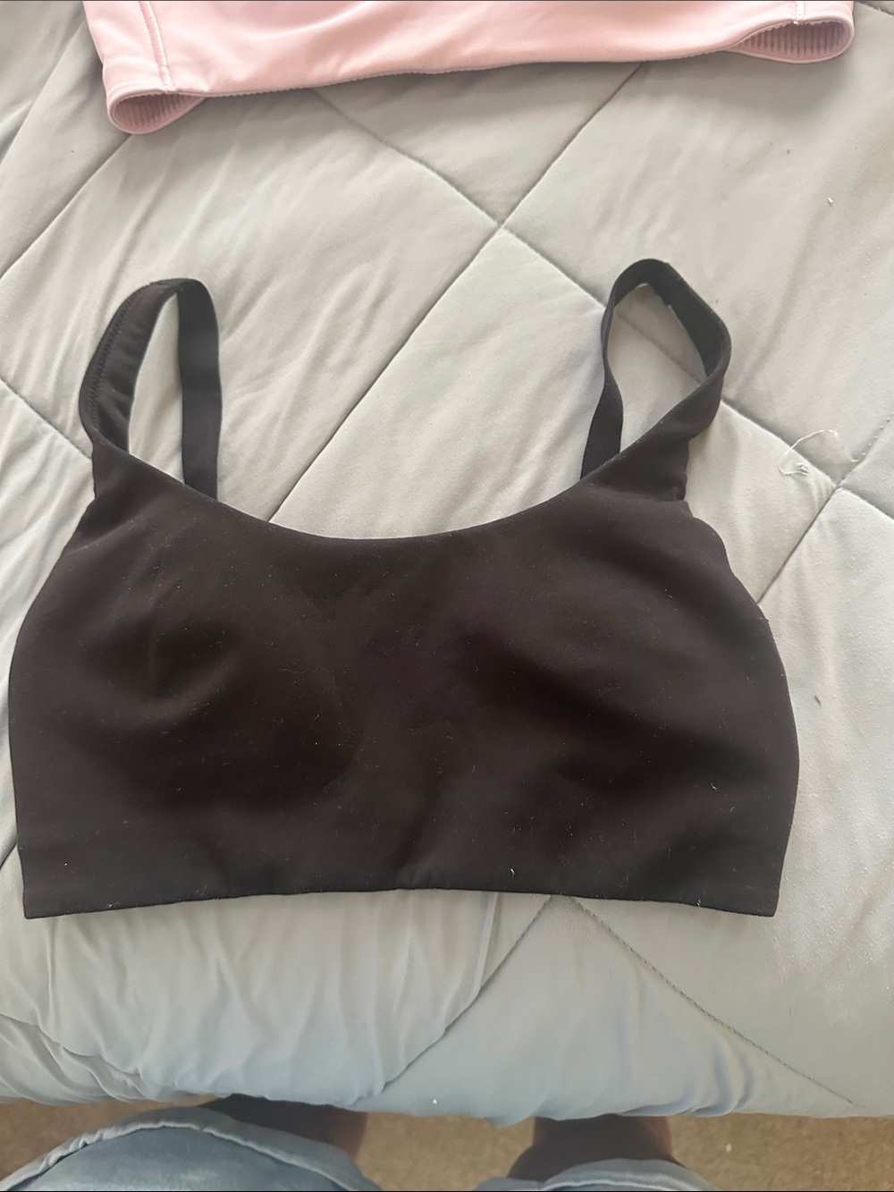 lululemon athletica Black Smooth Support Bralette
